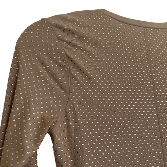 Good American Taupe Rhinestone Dress - Picture 11 of 11